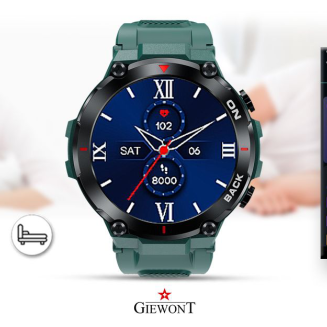 Smartwatch GIEWONT Pionier GPS GW460-2 - Sea Green - 11