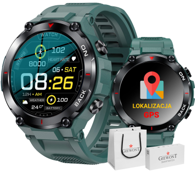 Smartwatch GIEWONT Pionier GPS GW460-2 - Sea Green