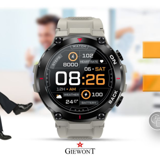 Smartwatch GIEWONT Pionier GPS GW460-3 - Light Stone - 13