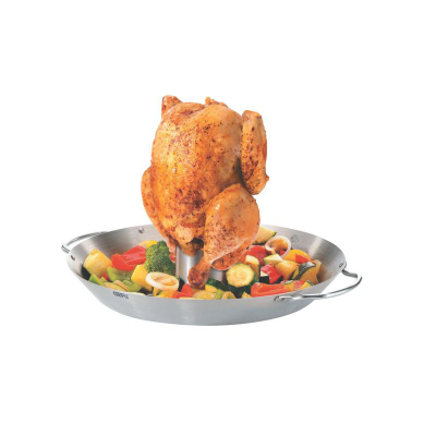  Gefu BBQ grill wok for chicken and vegetables