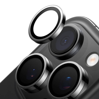  TORRAS Lensguard iPhone 16 Pro Max Camera Glass (Black) - 3