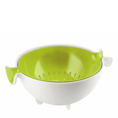 Durszlak-miska Guzzini Spin&Drain zielona