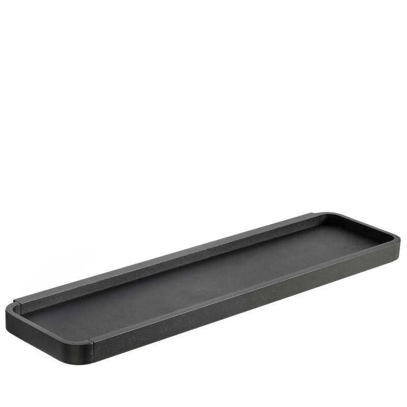 Zone Denmark Rim Black Bathroom Shelf 44cm