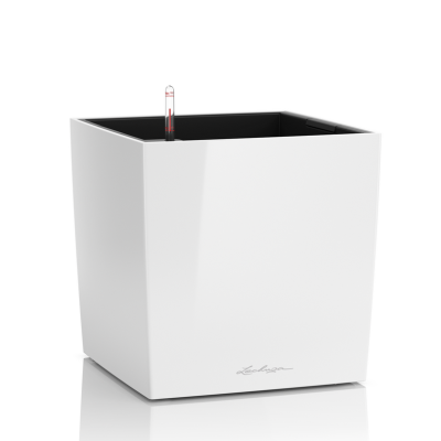 Donica Lechuza Cube Premium 30 | 40 | 50 biały połysk