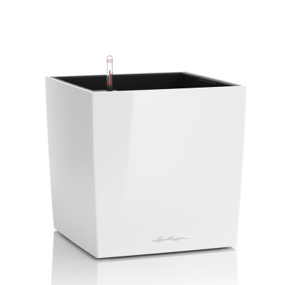 Donica Lechuza Cube Premium 30 | 40 | 50 biały połysk