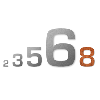 Litera na dom Keilbach Iron Number 