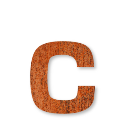  Keilbach Iron Number house letter "c" 24 cm