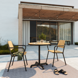 Stolik ogrodowy SACKit Kirra Café Table Noir ∅70 cm - 4