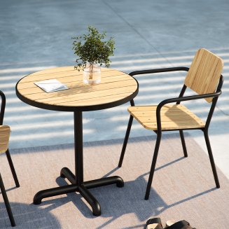 Stolik ogrodowy SACKit Kirra Café Table Noir ∅70 cm - 3