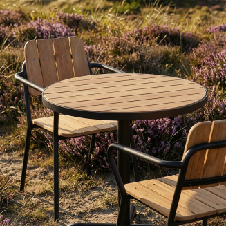 Stolik ogrodowy SACKit Kirra Café Table Noir ∅70 cm - 5