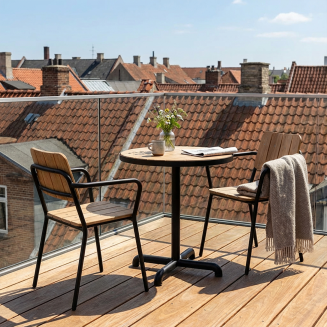 Stolik ogrodowy SACKit Kirra Café Table Noir ∅70 cm - 6