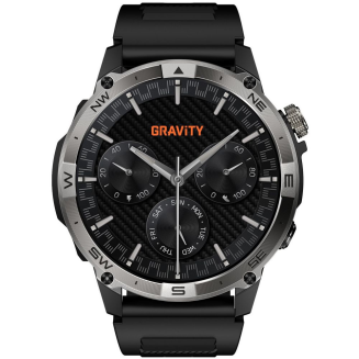 Smartwatch Gravity Czarny Pasek + Bransoleta GT46-1 - 7
