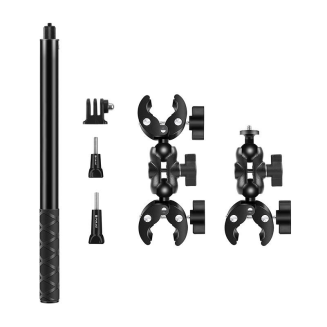 Uchwyt PULUZ na kierownicę + selfie stick 150cm - 2