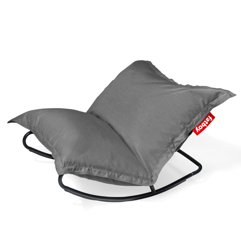 Pufa Fatboy The Original Outdoor Rock Grey + Fotel bujany do puf Rock 'n Roll Black | PROMOCJA 20%