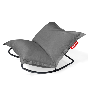 Pufa Fatboy The Original Outdoor Rock Grey + Fotel bujany do puf Rock 'n Roll Black | PROMOCJA 15%