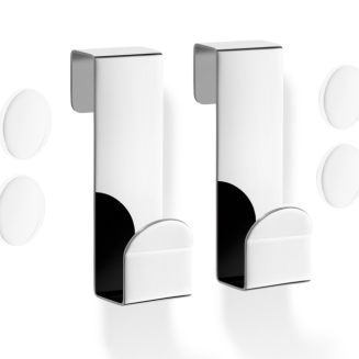 Zestaw 2 wieszaków kabinowych na ręczniki Zack Mitor połysk - 2