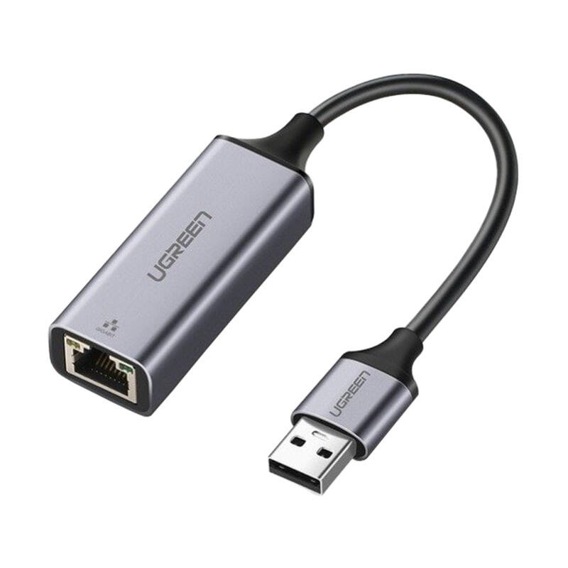  UGREEN MC209 USB 3.0-RJ45 Gigabit Ethernet Adapter (Gray)