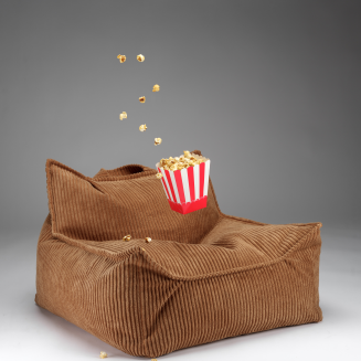  Wigiwama Beanbag Chair Toffee - 3