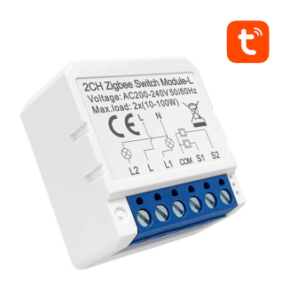 Przełącznik dopuszkowy AVATTO LZWSM16-W2 Zigbee bez N - 2