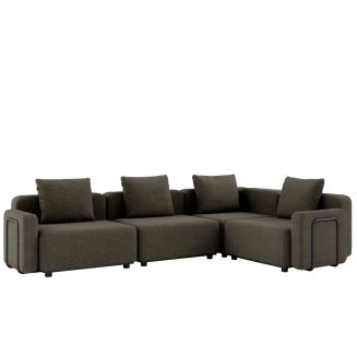  SACKit Cobana Lounge Sofa 4 Seater Brown - 7