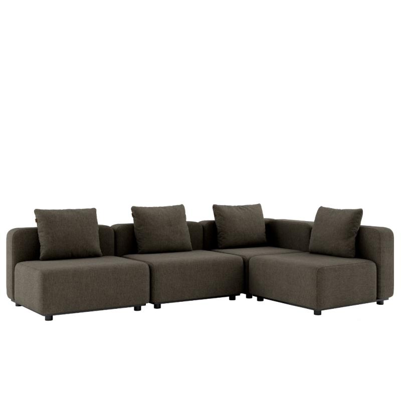  SACKit Cobana Lounge Sofa 4 Seater Brown
