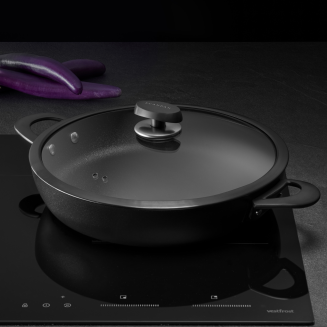 Patelnia szefa kuchni Scanpan Pro SB+ 32 cm z pokrywą - 3