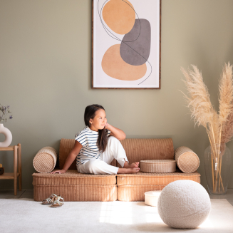  Wigiwama Settee Toffee Children's Sofa - 5