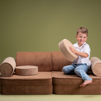  Wigiwama Settee Toffee Children's Sofa - 10