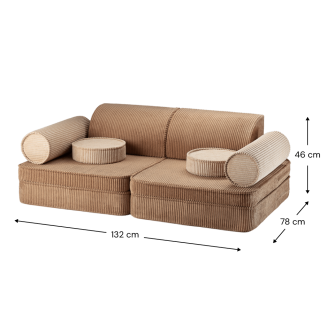 Sofa dziecięca Wigiwama Settee Toffee - 3
