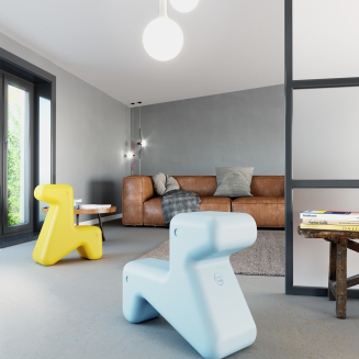 Alessi Doraff red seat - 2