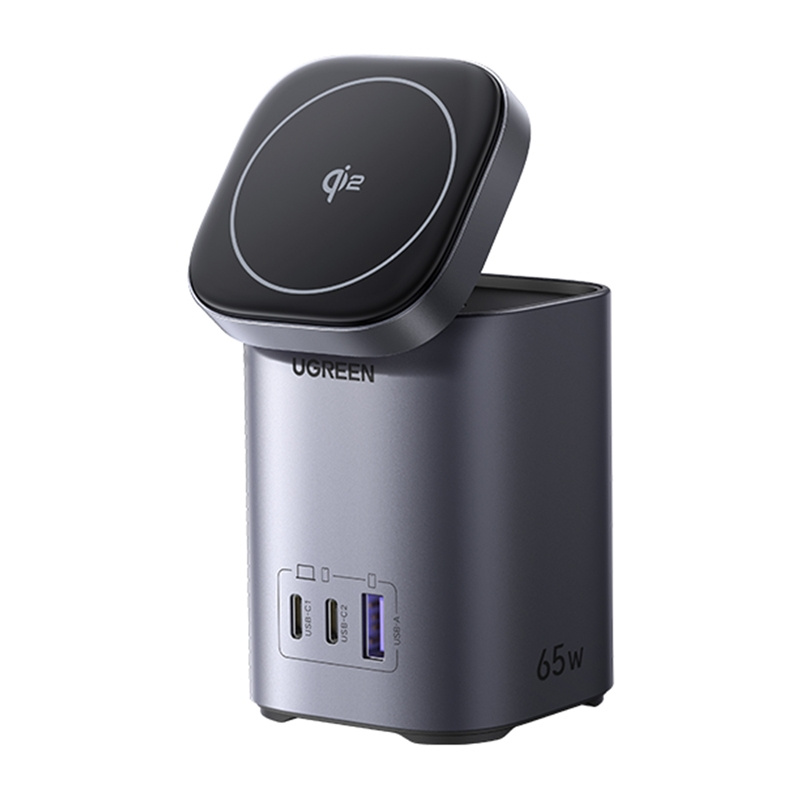  UGREEN X555 65W GaN + Qi2 15W Wall Charger
