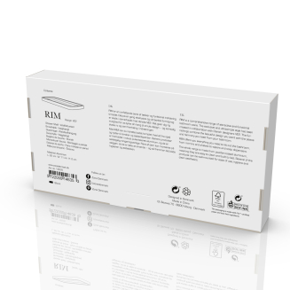  Zone Denmark Rim Black Shower Shelf 22cm - 3