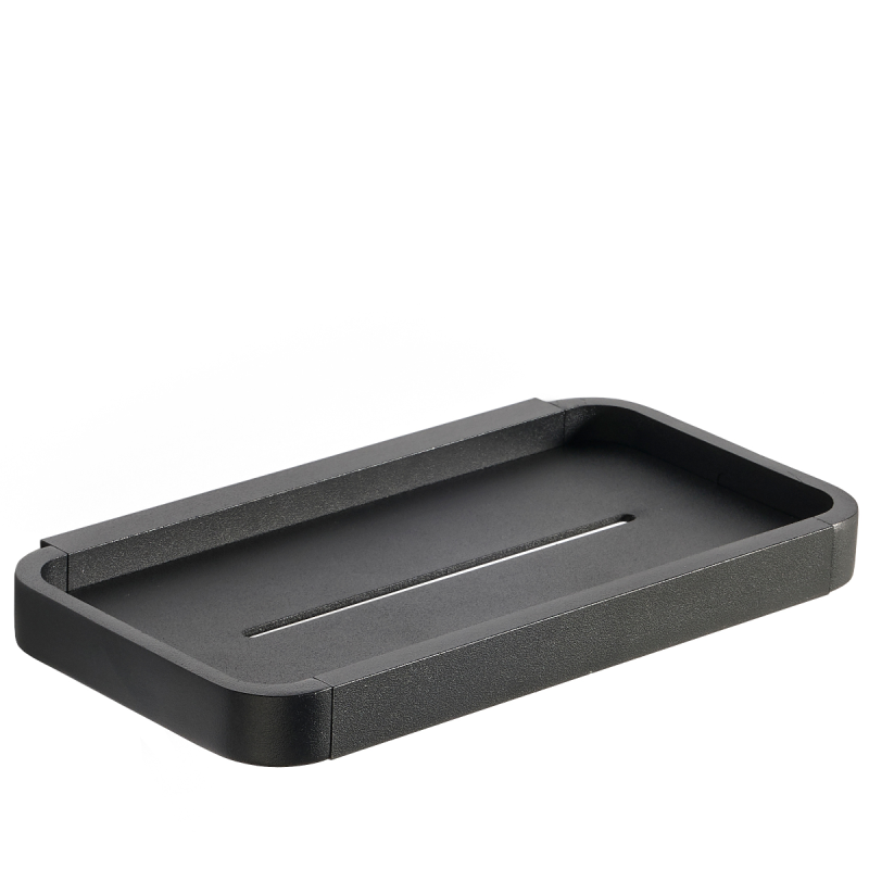  Zone Denmark Rim Black Shower Shelf 22cm