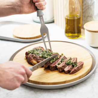 BergHOFF | 2-el. zestaw do mięsa i wędlin szary - 2