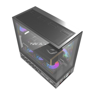  DarkFlash DS950V Computer Case with Display (Black) + 6 Fans - 7