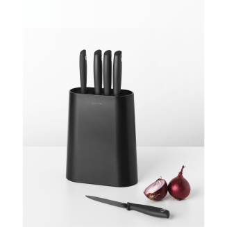 Zestaw 5 noży w bloku Brabantia Tasty+ Dark Grey - 6