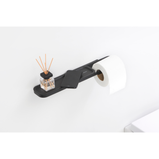 Brabantia | MindSet paper holder with shelf, gray - 4