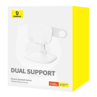 Stojak na tablet/telefon Baseus Seashell (biały) - 8