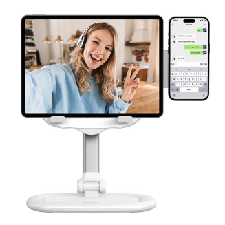 Stojak na tablet/telefon Baseus Seashell (biały) - 7