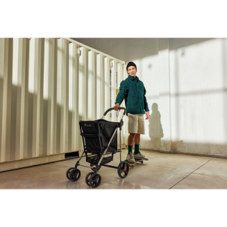 Wózek zakupowy Rolser Basket MF 4B Negro - 6