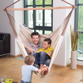 Siedzenie wiszące La Siesta Cumbia Organic Nougat King - 5