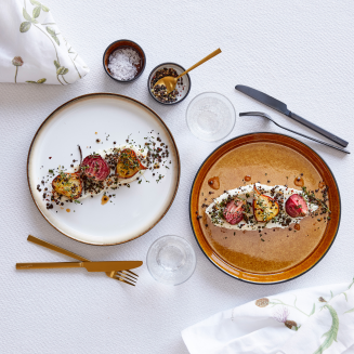 Talerz Bitz Gastro Grey&Cream 17 cm - 6