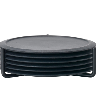 Zone Denmark Singles Black coasters - 5