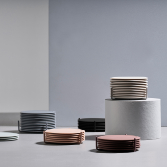 Zone Denmark Singles Black coasters - 3