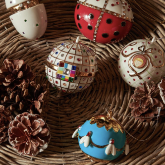 Ozdoba świąteczna Alessi Re Coccinello - 4
