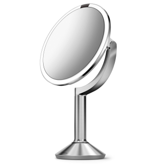 Lusterko sensorowe podświetlane Simplehuman Trio 1x | 5x | 10x stal szczotkowana - 2