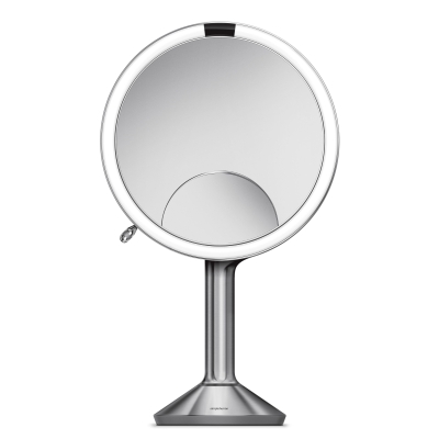  Simplehuman Trio 1x illuminated sensor mirror | 5x | 10x brushed steel