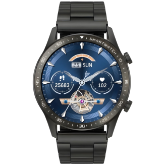 Smartwatch Gravity Czarny Bransoleta i Pasek GT10-1 - 7