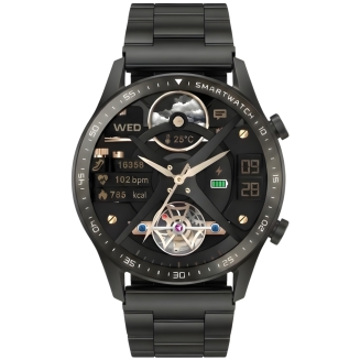 Smartwatch Gravity Czarny Bransoleta i Pasek GT10-1 - 9