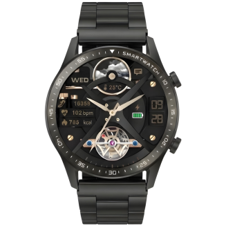 Smartwatch Gravity Czarny Bransoleta i Pasek GT10-1 - 9